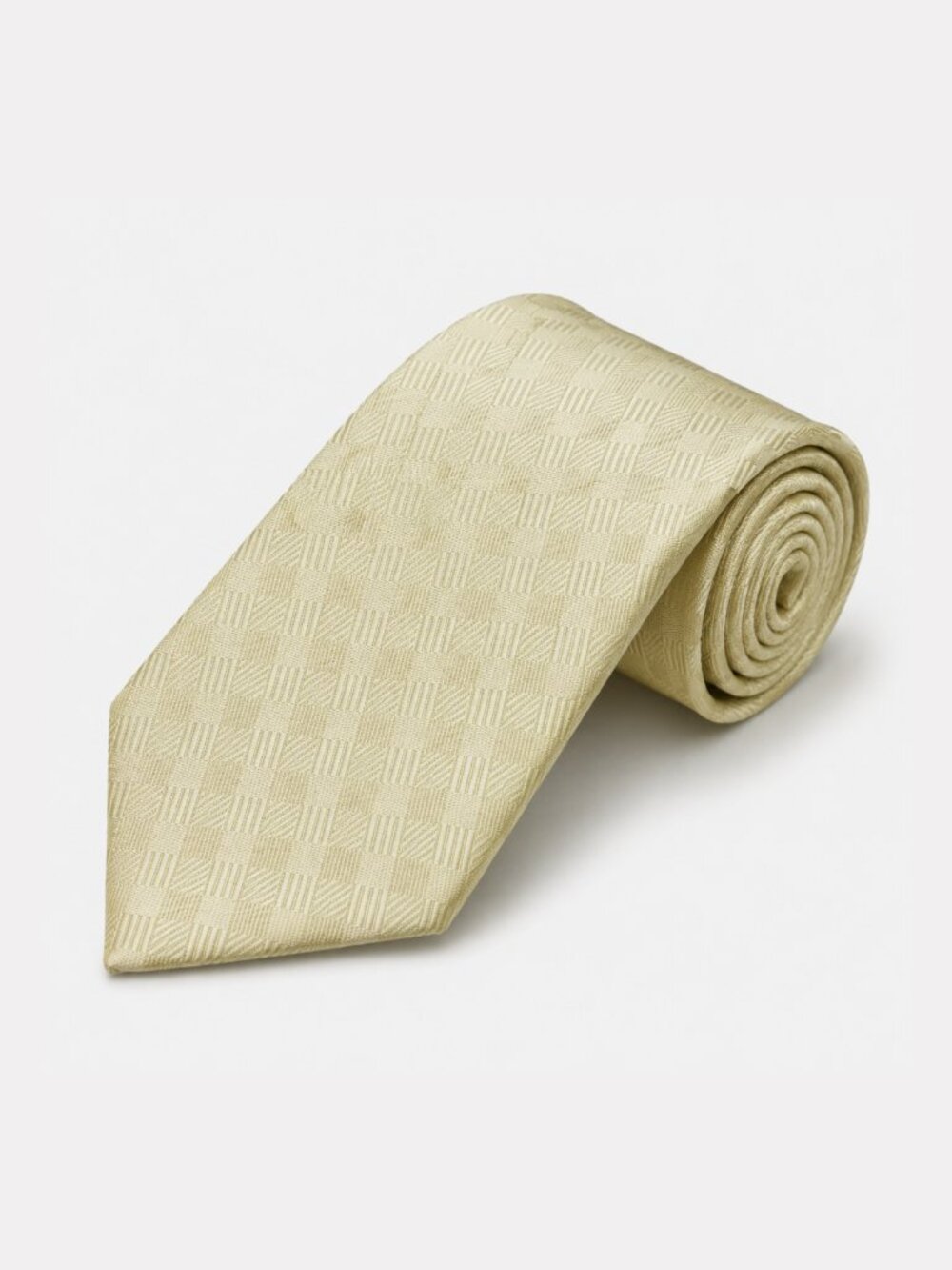 Alexander Julian Colours 100% Silk Tie Cream Ivory Jacquard Prom Career Suit‎